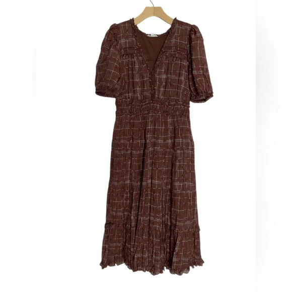 by The River Dresses | by The River - Maxi Dress | Color: Brown/White | Size: L | Pm-68683366'S Closet
